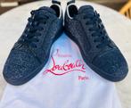 LOUBOUTIN Louis glitter suede sneakers Blue, Christian louboutin, Blauw, Ophalen of Verzenden, Zo goed als nieuw