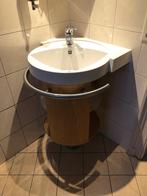 Lavabomeubel voor hoek, Huis en Inrichting, Badkamer | Badkamermeubels, Ophalen, Minder dan 50 cm, Gebruikt, Minder dan 100 cm