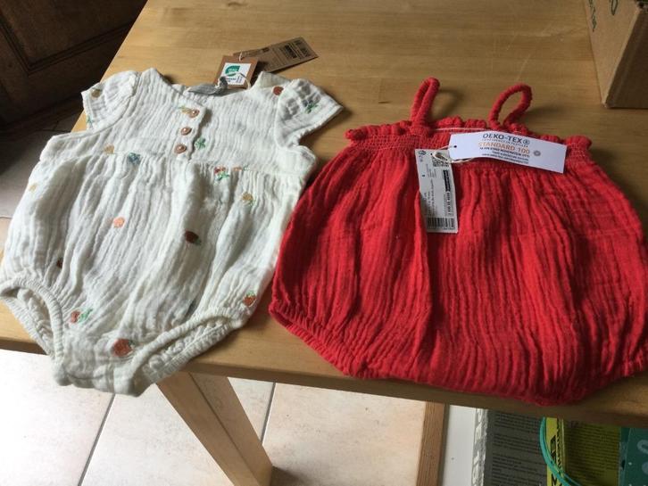 ROMPERTJES „BOUT'CHOU” 3 MAANDEN/NIEUW/ECOVERT-0 KEO-TEX, Kinderen en Baby's, Babykleding | Maat 62, Nieuw, Jongetje of Meisje