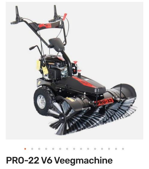 Veegmachine benzine, Tuin en Terras, Veegmachines, Zo goed als nieuw, Ophalen