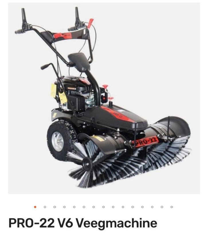 Veegmachine benzine, Tuin en Terras, Veegmachines, Zo goed als nieuw, Ophalen