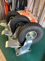 3 Grote zwenkwielen diameter 26cm, Ophalen, Zo goed als nieuw