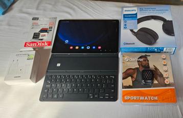 Samsung Galaxy Tab S9 fe Bijna nieuwe met toetsenbord etc... beschikbaar voor biedingen