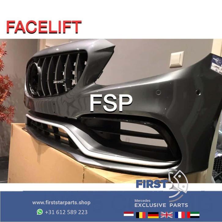 ORIGINELE C63 AMG BUMPER W205 C KLASSE DIVERSE KLEUREN 63 S, Auto-onderdelen, Carrosserie, Bumper, Mercedes-Benz, Voor, Gebruikt