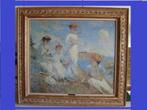Oil painting replica on canvas : SUMMER by FRANK BENSON 1909, Antiek en Kunst, Kunst | Schilderijen | Klassiek, Ophalen