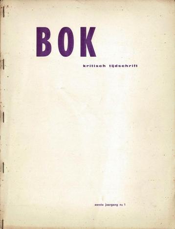 BOK Kritisch maandblad. Eerste jaargang. 1 - 10 (compleet)  beschikbaar voor biedingen