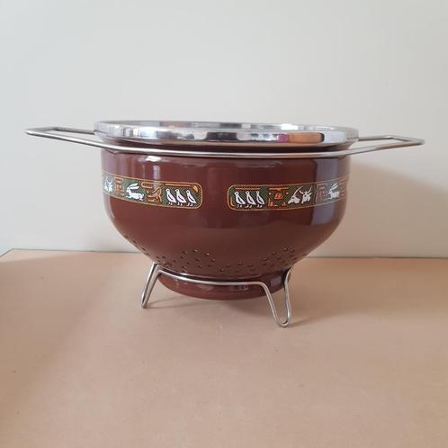 Vergiet in zware emaille, Depositata Siltal Italy,, Antiek en Kunst, Curiosa en Brocante, Ophalen of Verzenden