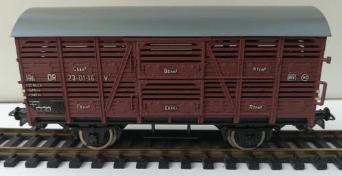 Piko H0 Veetransportwagon 23-01-18 DR, Hobby en Vrije tijd, Modeltreinen | H0, Zo goed als nieuw, Wagon, Gelijkstroom of Wisselstroom