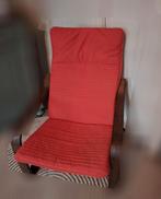 Coussin rouge pour fauteuil poang ikea, Maison & Meubles, Enlèvement, Utilisé, Tissus