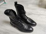 Bottines cuir noir 39, Kleding | Dames, Schoenen, Lage of Enkellaarzen, Ophalen of Verzenden, Zo goed als nieuw, Zara