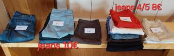 Kavels kleding: jeans, jurken, rokken, truien, vesten beschikbaar voor biedingen