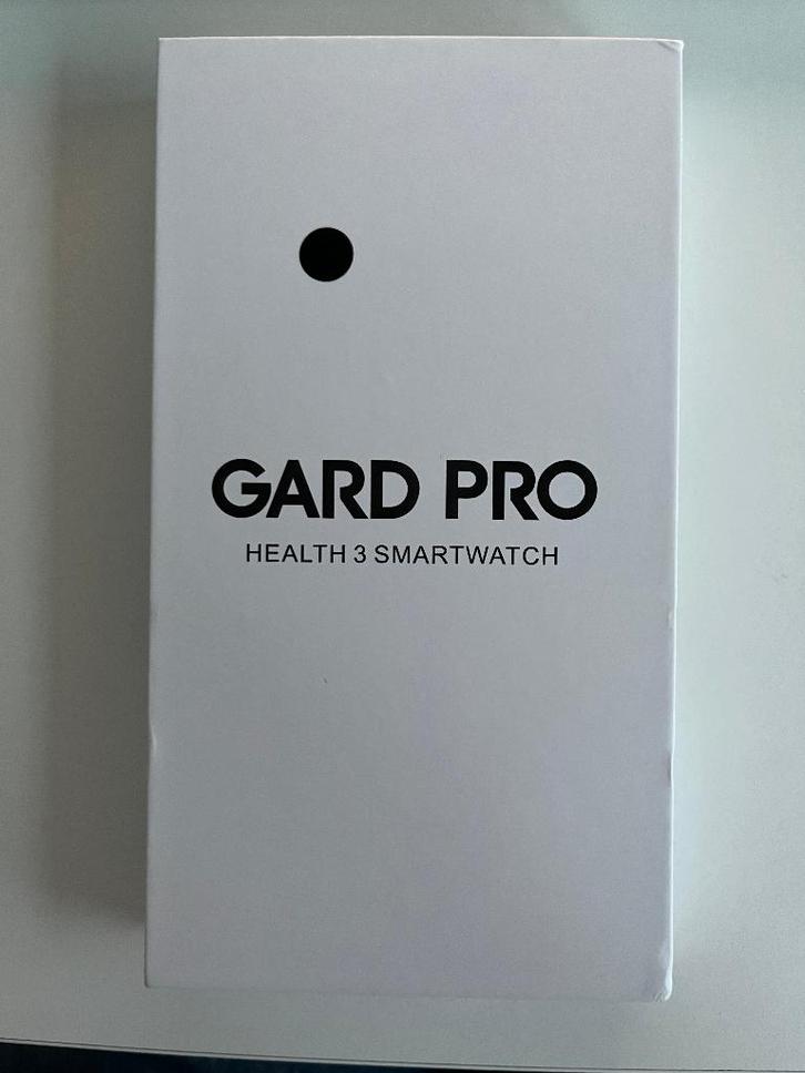GARD PRO HEALTH SMARTWATCH 3, Handtassen en Accessoires, Smartwatches, Nieuw, Android, Zwart, Afstand, Calorieverbanding, Conditie