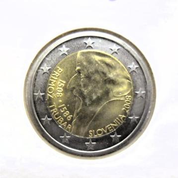 2 euro herdenking 2008 Slovenië Primoz Trubar. beschikbaar voor biedingen