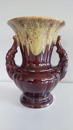 Mooie vintage Scheurich & Geurlich vaas - druipglazuur, Antiek en Kunst, Ophalen of Verzenden