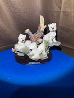Beeldje hondjes. White terriers, Verzamelen, Ophalen, Zo goed als nieuw