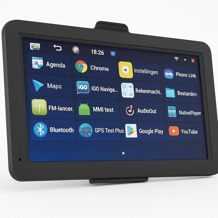 7" Android GPS Tablet Android Auto & Apple CarPlay–DRK-700A, Caravans en Kamperen, Mobilhome-accessoires, Nieuw, Ophalen of Verzenden