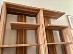 Massief houten wandkast / boekenkast/ open kast- 2 stuks, Huis en Inrichting, Ophalen, Gebruikt