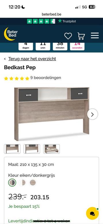 Bedwandkast beschikbaar voor biedingen