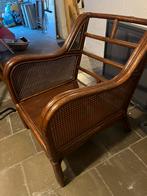 Fauteuil vintage en bois courbé et cannage, Antiquités & Art, Enlèvement