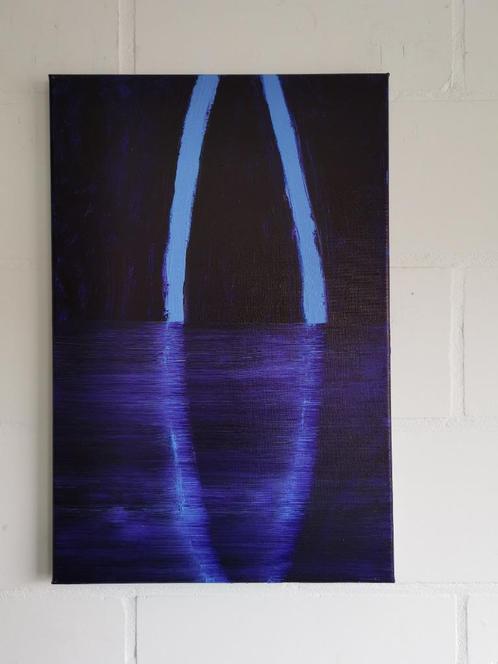 Weerspiegeling van de gotiek - Gotische weerspiegeling, Antiek en Kunst, Kunst | Schilderijen | Abstract, Ophalen