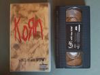 Korn - Who Then Now (Official VHS video 1997 Metal), Cd's en Dvd's, VHS | Documentaire, Tv en Muziek, Ophalen of Verzenden, Muziek en Concerten