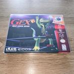 Gex 3 Deep Cover Gecko N64 Game Case, Verzenden, Zo goed als nieuw