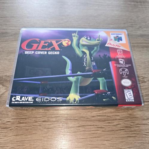 Gex 3 Deep Cover Gecko N64 Game Case, Games en Spelcomputers, Games | Nintendo 64, Zo goed als nieuw, Verzenden