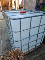Ibc container vat 1000 liter met dubbel dienstkraan, Ophalen