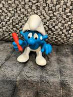 Smurf met potlood en zweetdruppel peyo schleich, Verzamelen, Smurfen, Ophalen of Verzenden