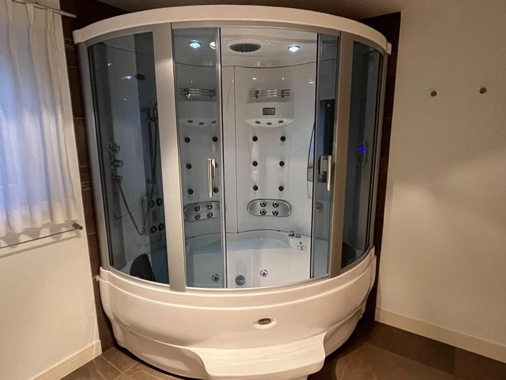Douche - stoomcabine, Huis en Inrichting, Badkamer | Complete badkamers, Zo goed als nieuw, Met bad, Met douche, Ophalen