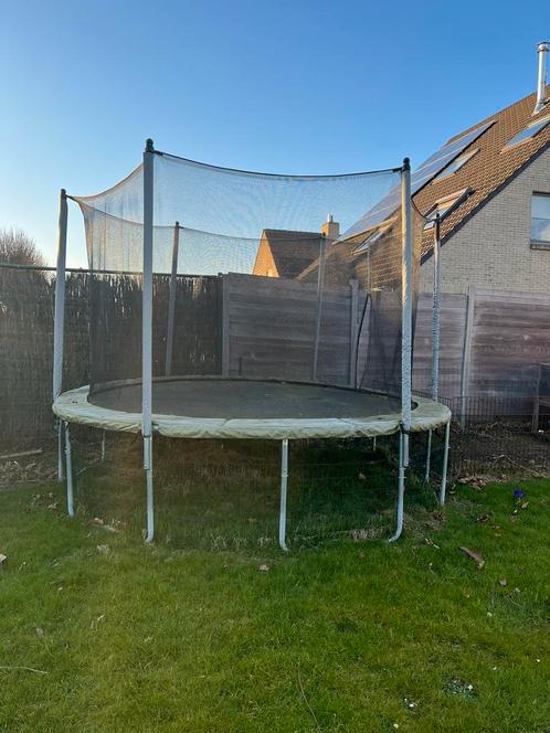 Trampoline groot, Kinderen en Baby's, Speelgoed | Buiten | Trampolines, Gebruikt, Ophalen