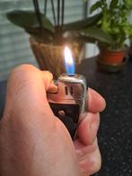 Briquet Laguiole – Allumage Piezo – Métal & Cuir – Bon état, Collections, Enlèvement ou Envoi, Comme neuf, Briquet