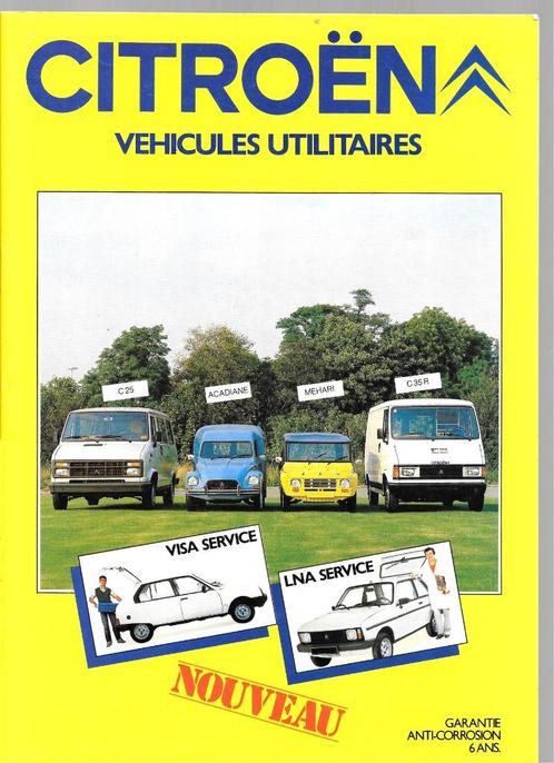 « voitures de société » CITROËN, 1980, Livres, Autos | Brochures & Magazines, Comme neuf, Citroën, Enlèvement ou Envoi