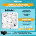 ACTIE!!! AquaLife Spa (jacuzzi)-Miami 220x220cm 5p (Balboa), Tuin en Terras, Zwembad-toebehoren, Nieuw, Ophalen of Verzenden, Filter