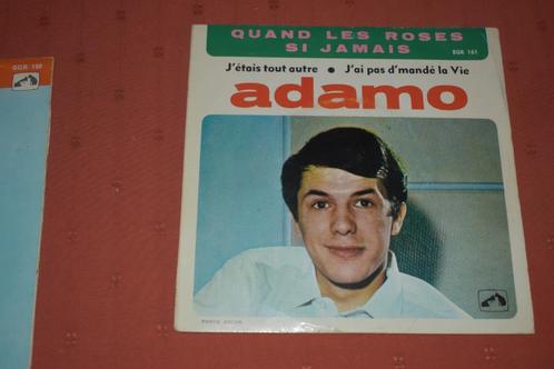 EP 45t vinylsingels van ADAMO, Cd's en Dvd's, Vinyl Singles, Zo goed als nieuw, EP, Pop, Overige formaten, Ophalen of Verzenden