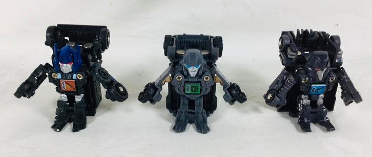 3 Transformers bot shots Tomy 2011 Hasbro, Verzamelen, Transformers, Zo goed als nieuw, Overige generaties, Overige rassen, Ophalen of Verzenden