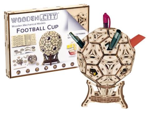 3D Houten PuzzelFootball Cup Organizer - DIY Wood Puzzles, Hobby en Vrije tijd, Modelbouw | Overige, Nieuw, Verzenden