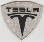 Tesla stoffen opstrijk patch embleem, Verzamelen, Verzenden, Nieuw