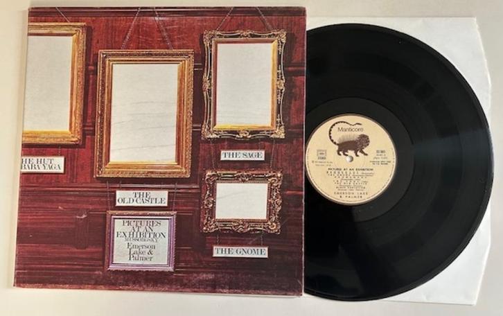 LP EMERSON, LAKE AND PALMER - PICTURES AT AN EXHIBITION LIVE, Cd's en Dvd's, Vinyl | Rock, Zo goed als nieuw, Poprock, 12 inch