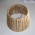Abat-jour en paille de papier & métal, Maison & Meubles, Enlèvement ou Envoi, Beige, Naturel, Autres formes