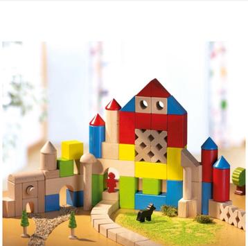 Haba houten bouwstenen 30 blokken beschikbaar voor biedingen