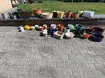 Bloempotten groot lot 38 stuks (divers), Ophalen, Gebruikt, Tuin