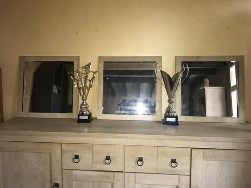 mooie decoratief trio van vierkante spiegels, Huis en Inrichting, Overige Huis en Inrichting, Zo goed als nieuw, Ophalen