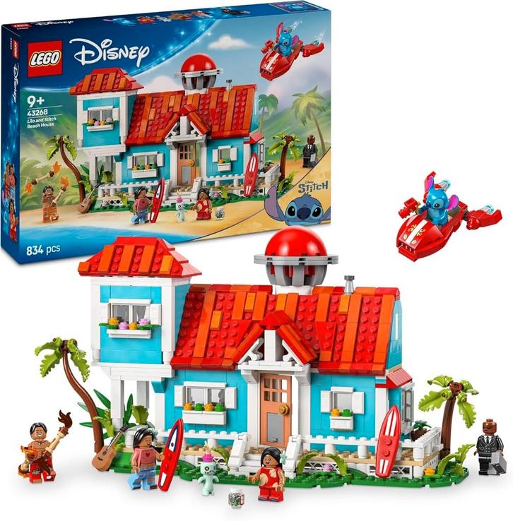 Neuf - Lego La maison sur la plage de Lilo et Stitch (43268), Kinderen en Baby's, Speelgoed | Duplo en Lego, Nieuw, Lego, Complete set
