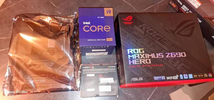 pc onderdelen: cpu+moederbord+ddr5, Computers en Software, Desktop Pc's, Gebruikt, 4 Ghz of meer, 32 GB, Gaming, Ophalen