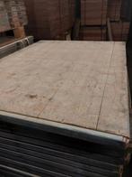 steenschotten gebruikt grenen nog 1.00mx1.40m dik 5cm, Tuin en Terras, Terrasdelen en Vlonders, Ophalen, Gebruikt, Hout