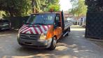 FORD TRANSIT OPEN LAADBAK MET KRAAN, Auto's, Euro 5, Achterwielaandrijving, Bedrijf, Grijs
