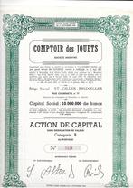 Comptoirs des Jouets - St-Gilles- Bruxelles, Timbres & Monnaies, Action, Enlèvement ou Envoi, 1950 à 1970