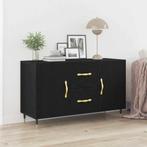 Buffet avec tiroir Chêne noir 100x36x 60cm Bois d'ingénierie, Envoi, Neuf, Noir
