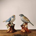 2 oiseaux décoratifs.. porcelaine émaillée 6155, Antiquités & Art, Enlèvement ou Envoi